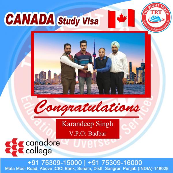 KARANDEEP SINGH CANADA VISA