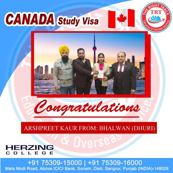 ARSHPREET KAUR CANADA VISA