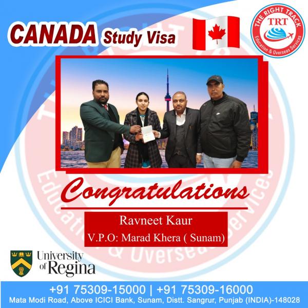 RAVNEET KAUR CANADA VISA
