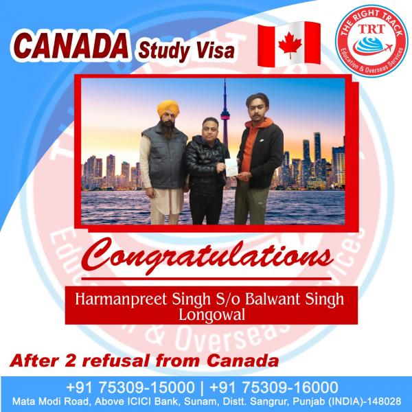 HARMANPREET SINGH CANADA VISA