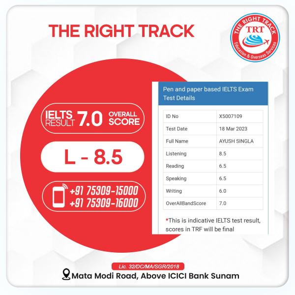 AYUSH SINGLA IELTS RESULT