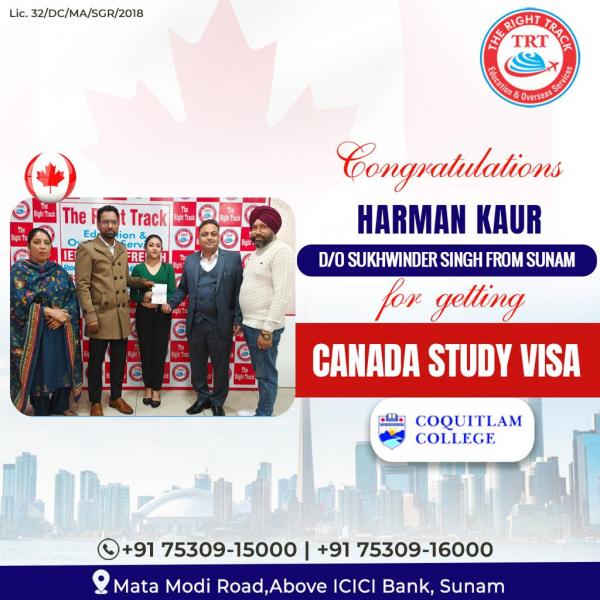 HARMAN KAUR CANADA VISA