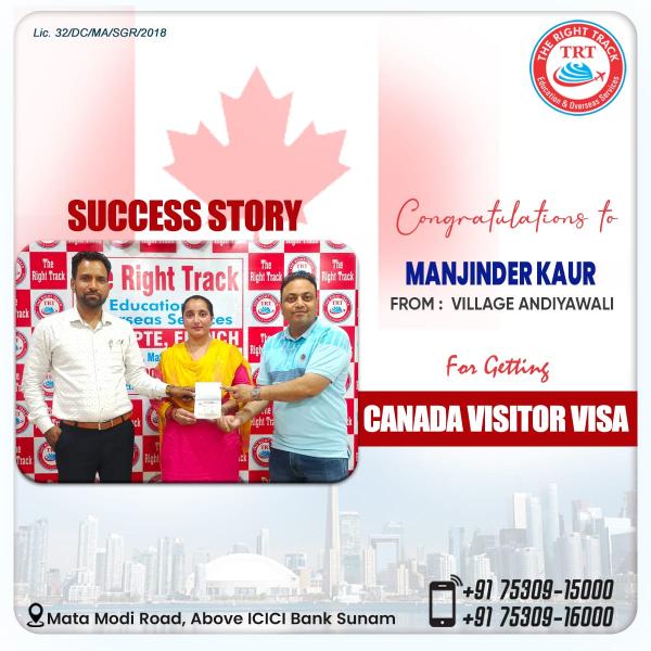 MANJINDER KAUR VISITOR VISA