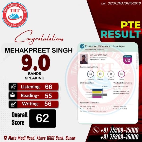 MEHAKPREET SINGH PTE