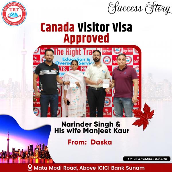 NARINDER SINGH VISITOR VISA
