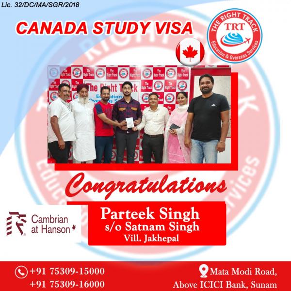 PARTTEK SINGH (CANADA  STUDY VISA)
