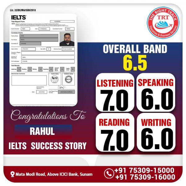 RAHUL JAWA IELTS RESULT