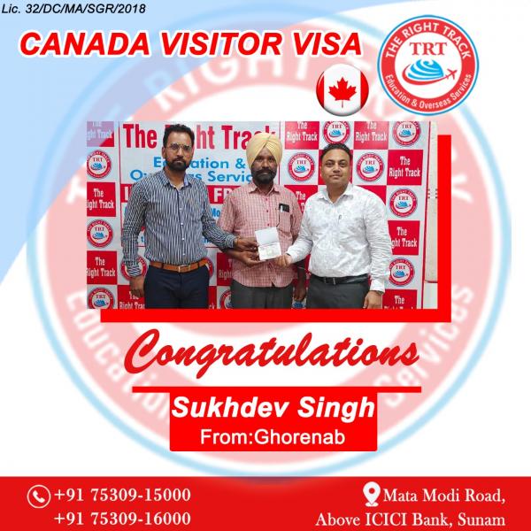 SUKHDEV SINGH VISITOR VISA CANADA