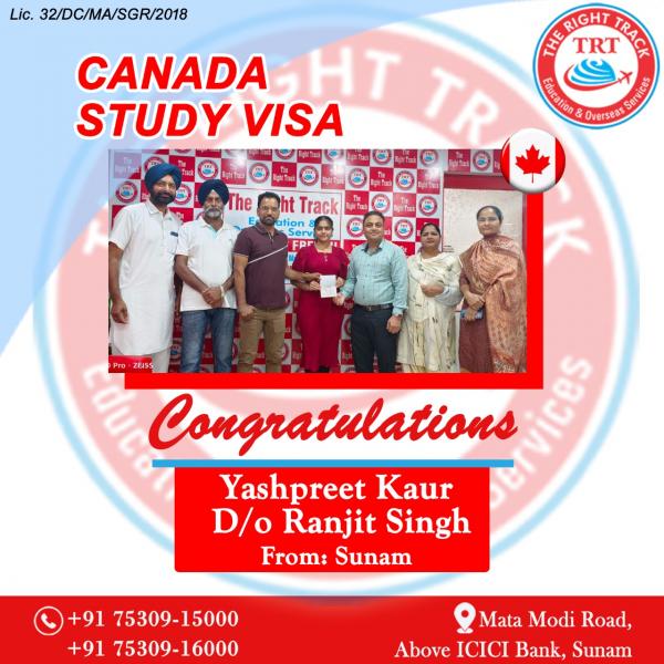 YASHPREET KAUR CANADA VISA