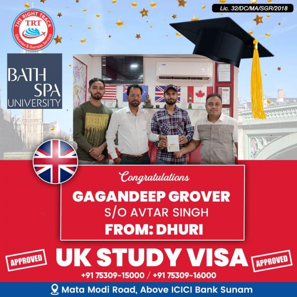 GAGANDEP ROVER UK STUDY VISA