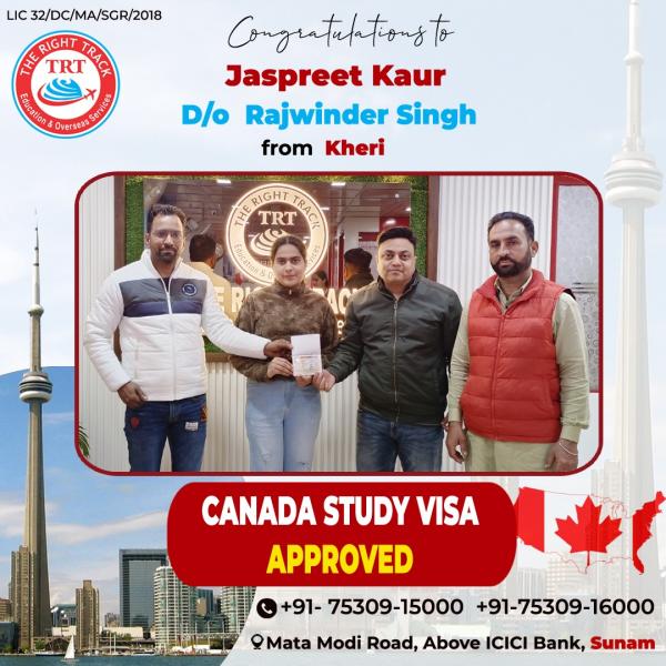 jaspreet kaur canada study visa